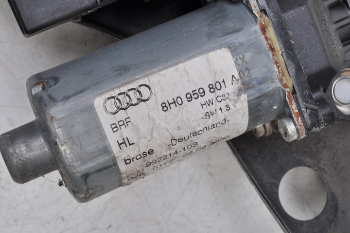 AUDI A4 B7 ÉLÉVATEUR VITRES GAUCHE ARRIÈRE VITRE CABRIO 8H0959801A 8H0839397