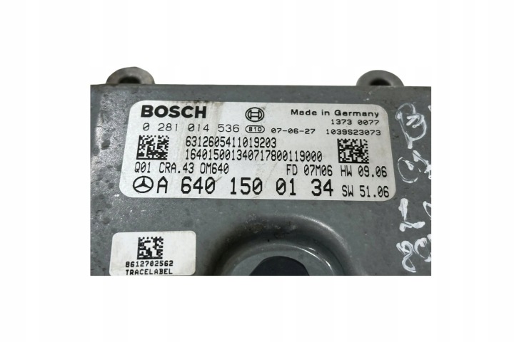 MERCEDES-BENZ B W245 2007 CONTRÔLEUR MODULE ECU