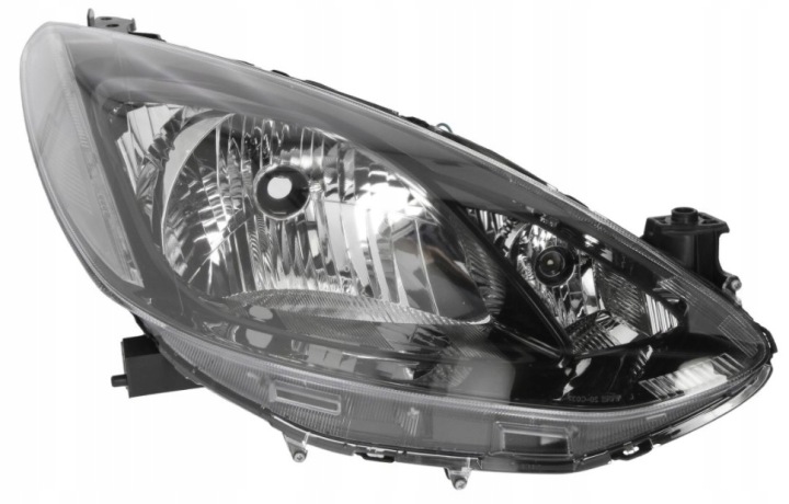 PROJECTEUR DROIT (H4, ÉLECTRIQUE AVEC MOTEUR COULEUR WKLADU: NOIR PASUJ
