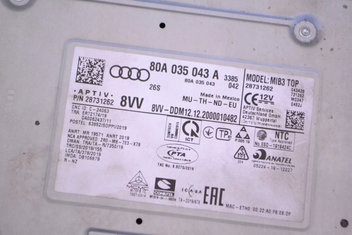 AUDI Q5 SQ5 2021 MODULE CONTRÔLEUR GPS