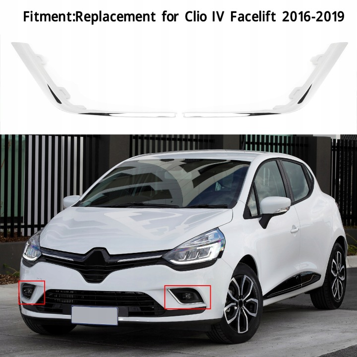 CHROME AVANT PARE-CHOCS MGY VERS MGY PODCIECIA 261A36157R 261A24028R KC
