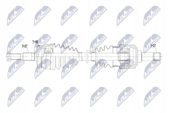 SEMI-EJE DE ACCIONAMIENTO CHRYSLER 300C RWD/AWD 05-10, DODGE 