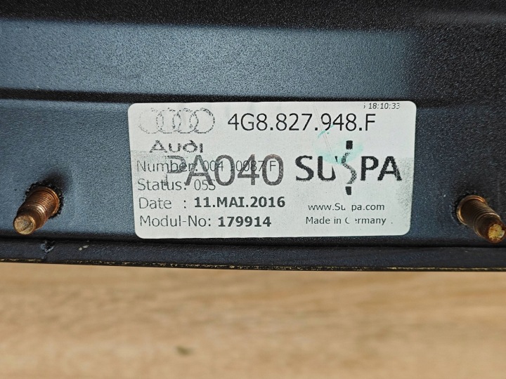 ORIGINALE SPOILER SPOILER COUVERCLES DE COFFRE AUDI A7 C7 4G8827948F LX7P 26KM