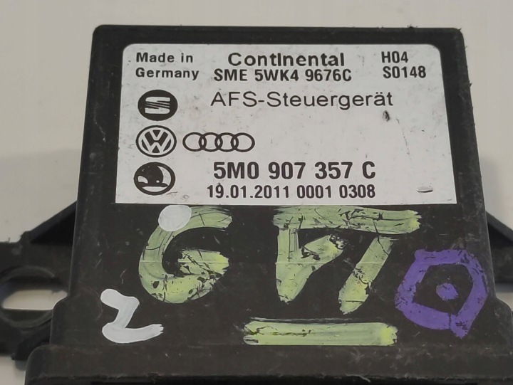 VW GOLF VI 6 5M0 MODULE DE COMMANDE D'ÉCLAIRAGE 5M0907357