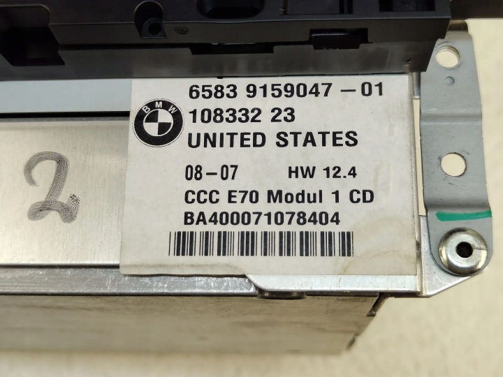 BMW X5 E70 RADIO NAVIGATION NAVI 9159047