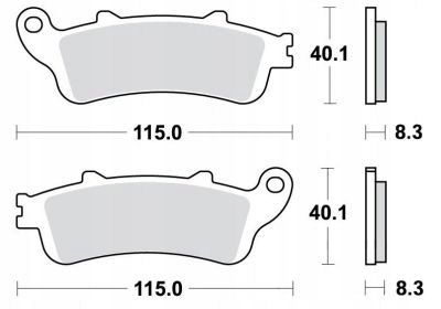 PLAQUETTES AVANT TRW MCB704SRM