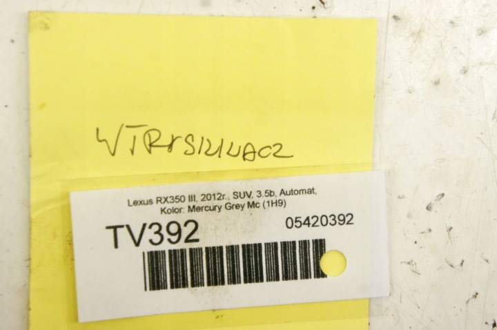 TV391+ LEXUS RX III 3.5I INJECTEURS INJECTEURS CARBURANTS 23250-31090 ENSEMBLE