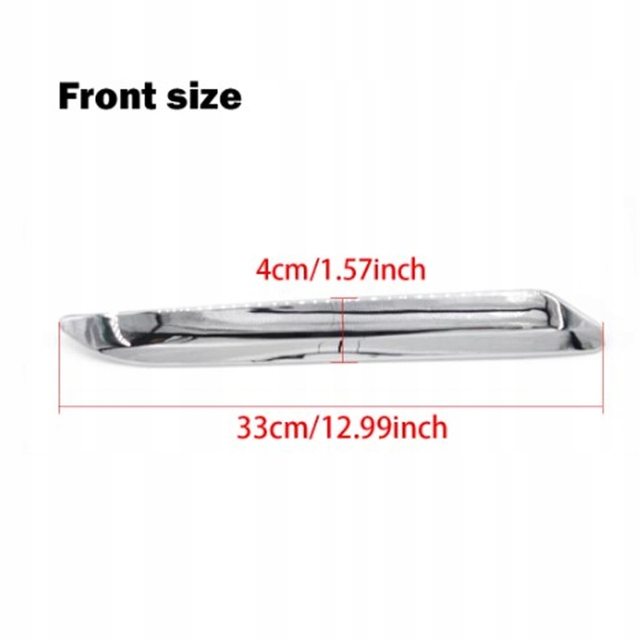 2 PCS. FACING, PANEL CHROME BUMPER CITROEN C5 X7 photo 9 - milautoparts-fr.ukrlive.com