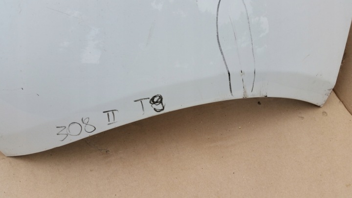 PEUGEOT 308 II T9 PARE-CHOCS AVANT CALANDRE