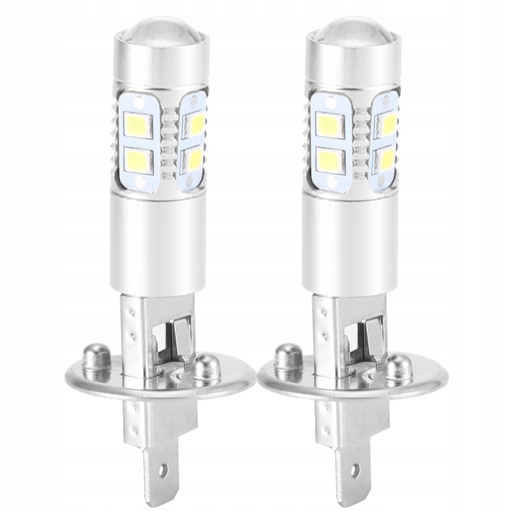 H1 AMPOULE VERS PHARES LED FEUX ANTIBUÉE 6000K 3-5W SUPER BLANC