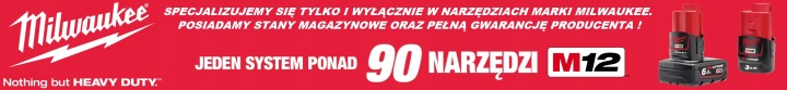 MILWAUKEE PHARE AKUMULATOROWA M12AL-0 1000LM IP54 ATELIER 4933451394