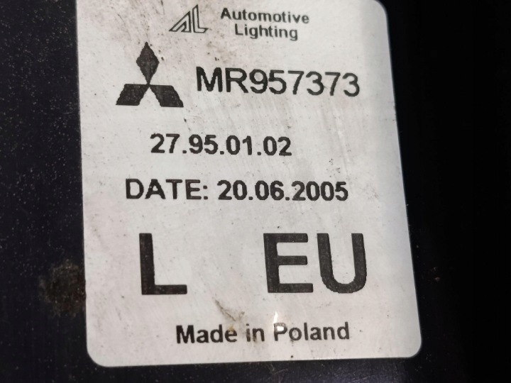 MITSUBISHI COLT VI Z30 5D PHARE ARRIÈRE GAUCHE MR957373 AL
