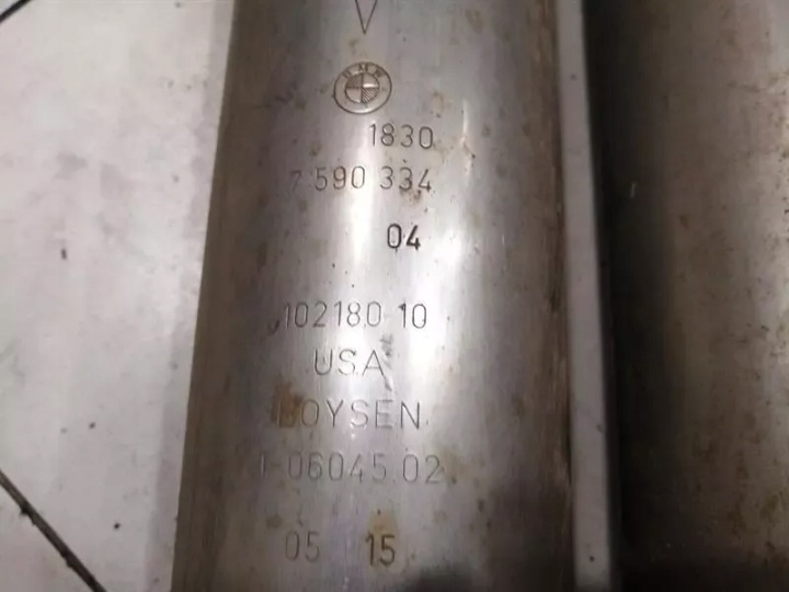 BMW 6 SERIES F13 M6 EXHAUST PIPE X 18307845471 SYSTÈME