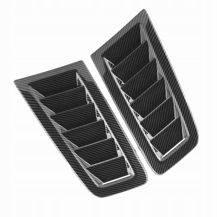UNIVERSEL 2 PCS DÉFLECTEURS AIR SUR CAPOT VOITURES PIÈCES EXTÉRIEUR DANS STYLU FOCUS RS MK2