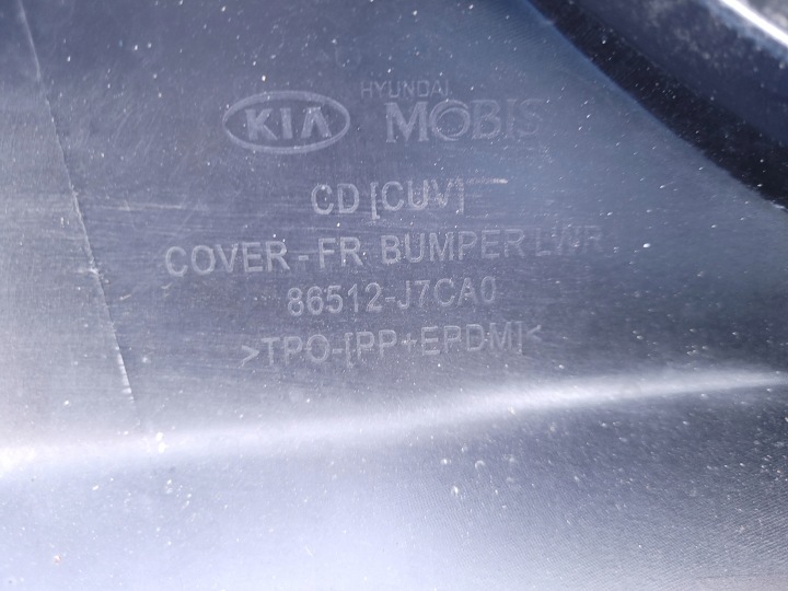 KIA X-CEED PARE-CHOCS SPOILER INFÉRIEUR AVANT DOUBLURE 86512-J7CA0 0450