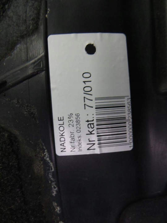 OPEL ZAFIRA C PASSAGE DE ROUE GAUCHE AVANT 12-16