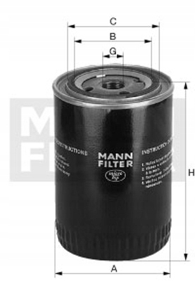 FILTRE HUILES MANN-FILTER DANS 962/36 W96236