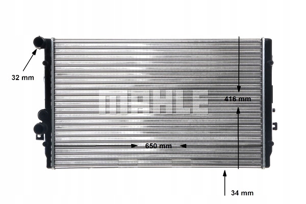 RADIATEUR MOTEUR EAU SEAT LEON TOLEDO II VW BORA BO #PETROLHEAD PRO+ KIT5
