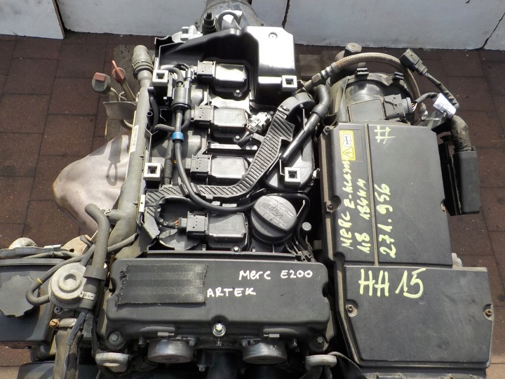 MERCEDES W211 06R E200 1.8 COMPRESSEUR 184KM MOTEUR 271956 COMPLET FILM