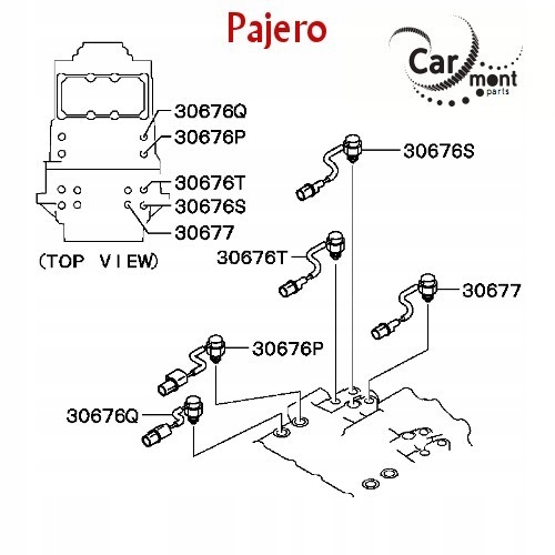 SENSOR REDUCTOR PAJERO II CLASSIC MB896029 