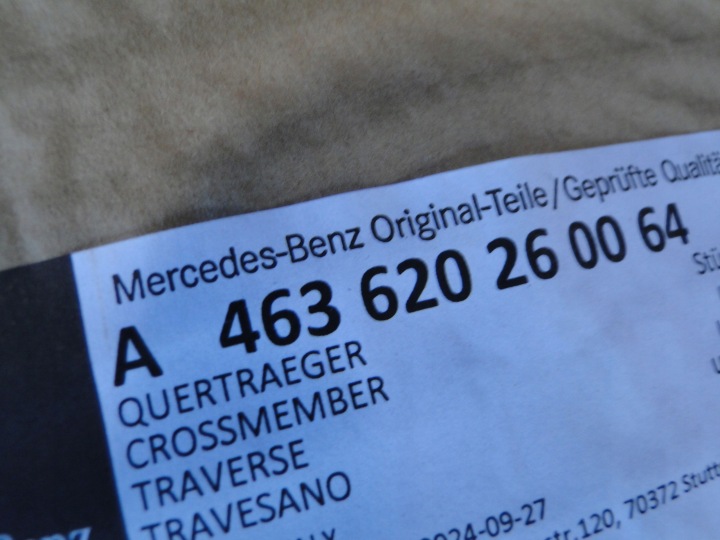 MERCEDES PANNEAU AVANT SUPÉRIEUR RENFORCEMENT SUPÉRIEUR 63 AMG G CLASSE III W463 463
