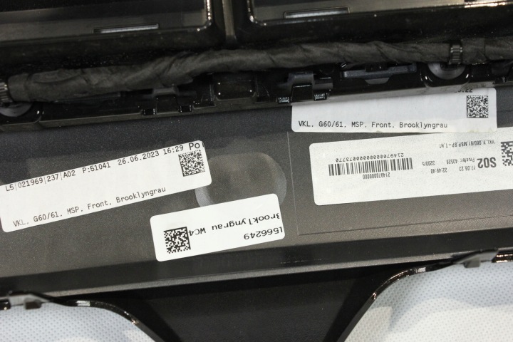PARE-CHOCS AVANT MODULE EUROPE BMW G60 G61 C4P BROOKLYN GRAU METALLIC