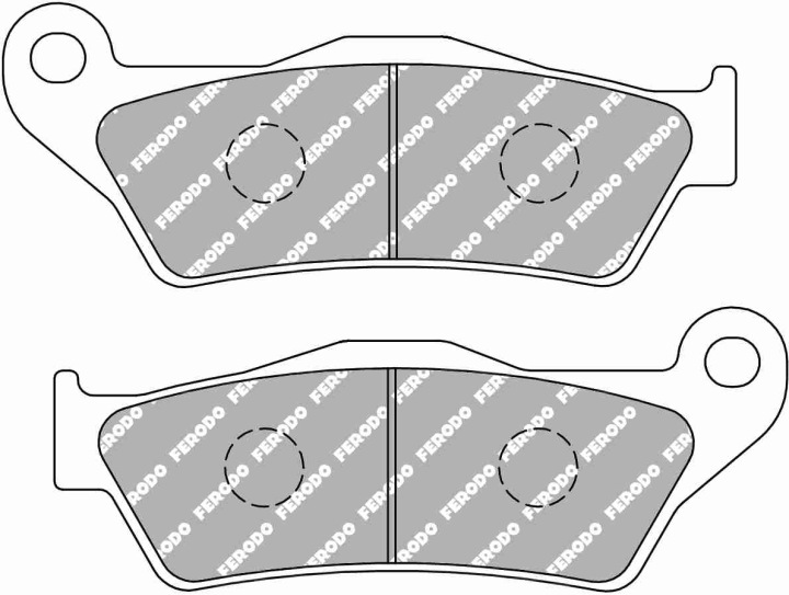 PLAQUETTES FREIN FERODO KTM SX-F 450 2007-2013