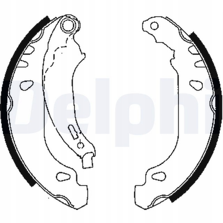 DELPHI LS1848 ZAPATAS DE TAMBOR HAM.PEUGEOT 206 