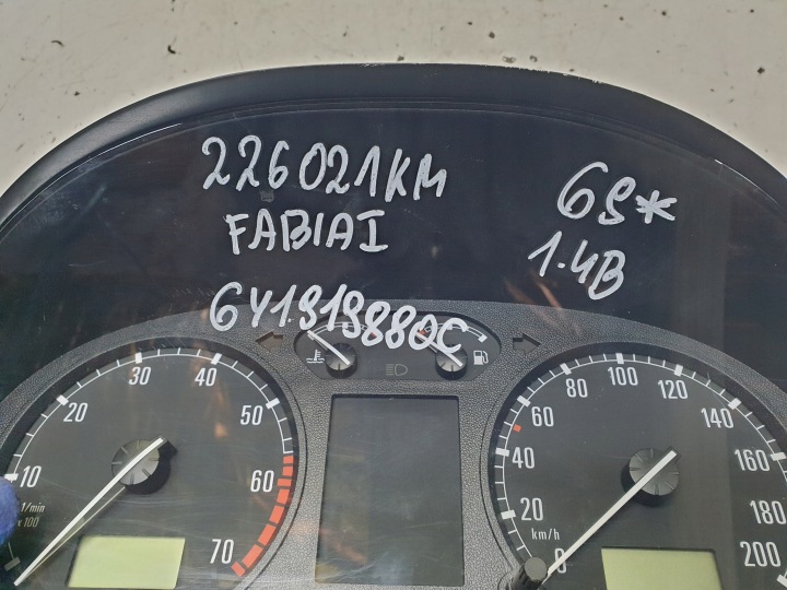 COMPTEUR TABLEAU DE BORD SKODA FABIA I 1.4 B 6Y1919880C