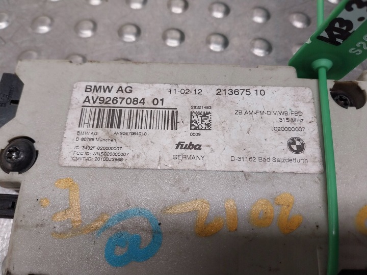 MODULE D'ANTENNE AMPLIFICATEUR 9267084 BMW F01 F02 F12 F13 F07 F10 F11