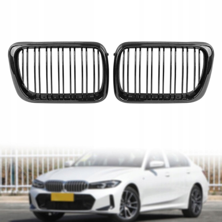 2 CV AVANT CALANDRE RADIATEUR NERKOWEJ 51138195152/51138195151 DOUBLE LIGNE BLYSZCZACA CZERN