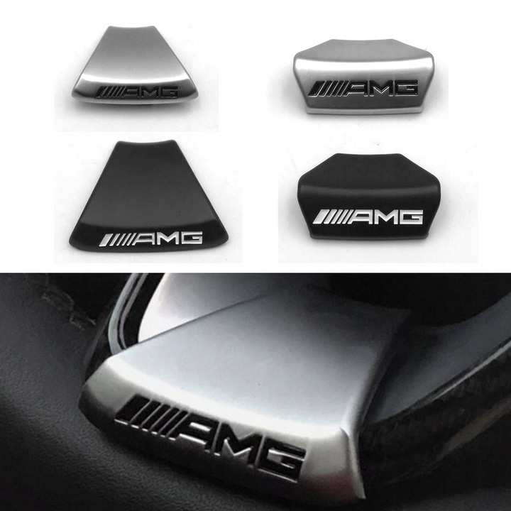 AMG EMBLEMA PEGATINAS AL VOLANTE MERCEDES W176 