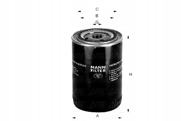 FILTRE HUILES MANN-FILTER W940/37 W94037