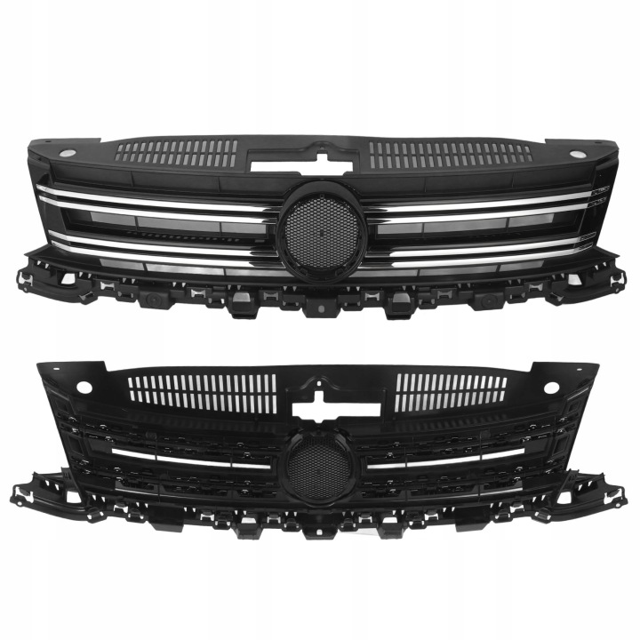 GRILLE AVANT PARE-CHOCS AVEC CHROMÉE MOULURE 5N0853651J9B9 VERS 5N 8T