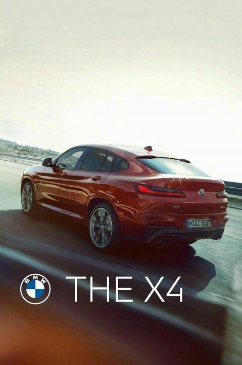 BMW X4 PROSPEKT 1 2020 POLACO 