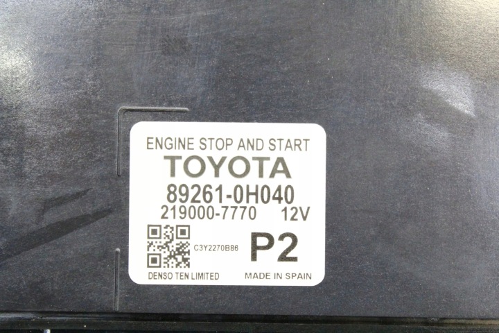 ENSEMBLE ALLUMAGE TOYOTA AYGO X (_B7_) 896610H860 33068669 1.0L 53KW 2022