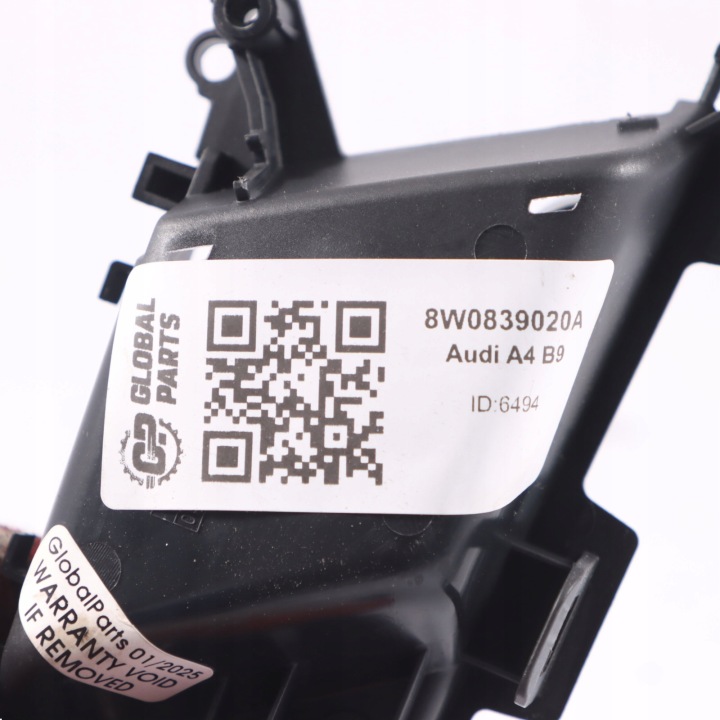 AUDI A4 B9 POIGNÉE INTÉRIEURE DROIT ARRIÈRE 8W0839020A
