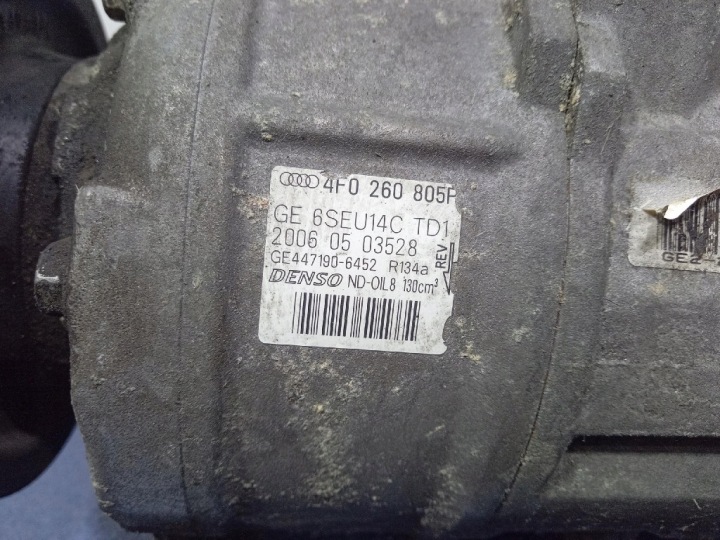 AUDI A6 C6 2.0TDI COMPRESSEUR DE CLIMATISATION 4F0260805F