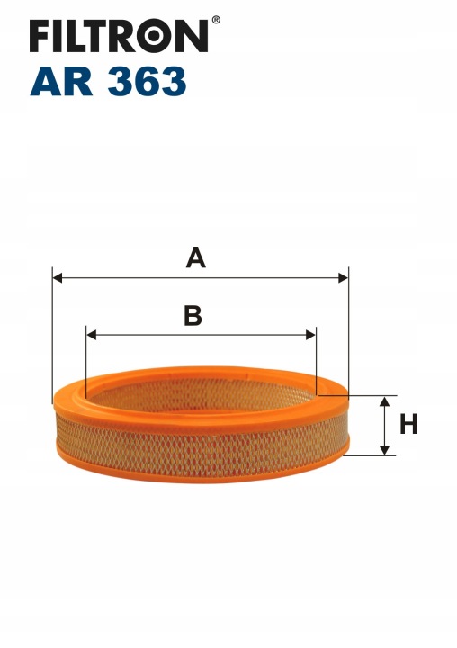 FILTRE AIR FILTRON AR363 C2323