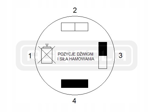 SOUPAPE DE FREIN HZS-2 RÉGULATEUR 4-ZAKRESOWY 0.8 HYDROLIDER