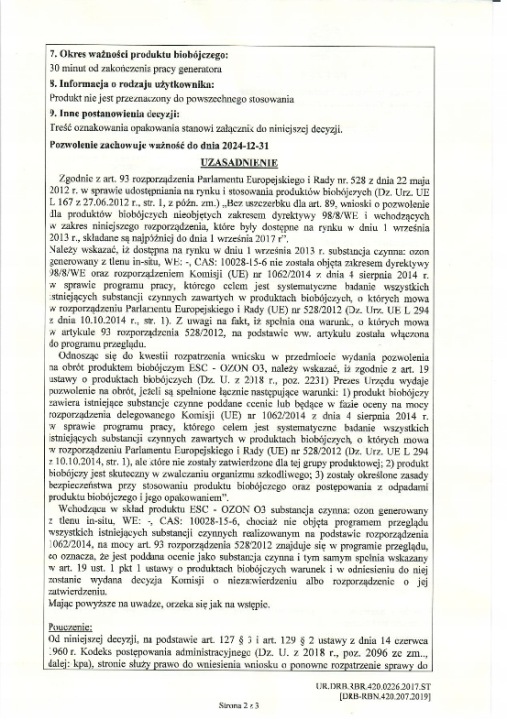 ECS PIOTR PARUSZEWSKI O3OZON LP-24