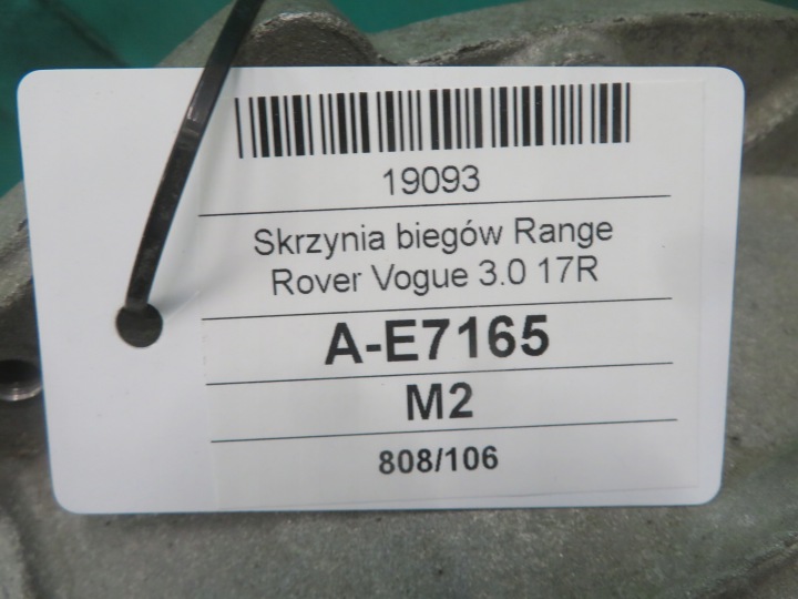 LAND RANGE ROVER VOGUE 17R 3.0 DIESEL BOÎTE DE VITESSES RÉDUCTEUR DE VITESSE HPLA-7000-EC