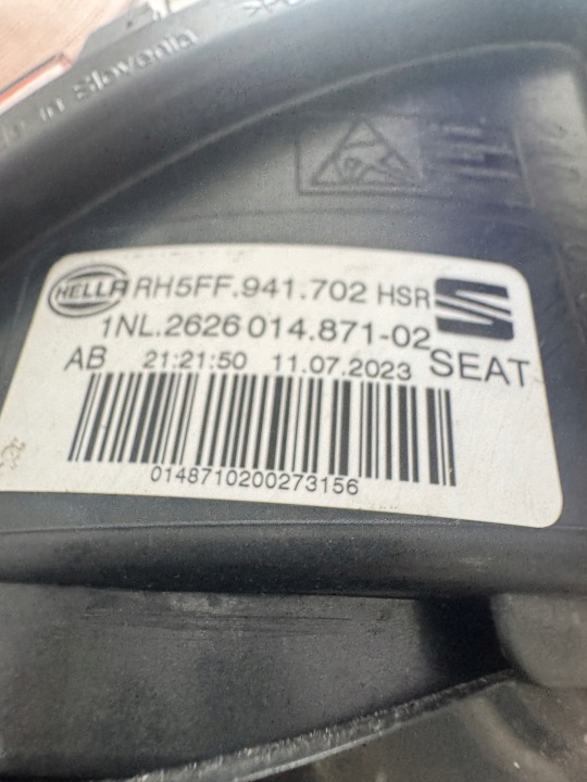 SEAT CUPRA FORMENTOR 5FF941702 PHARES ANTIBROUILLARD DROIT LED