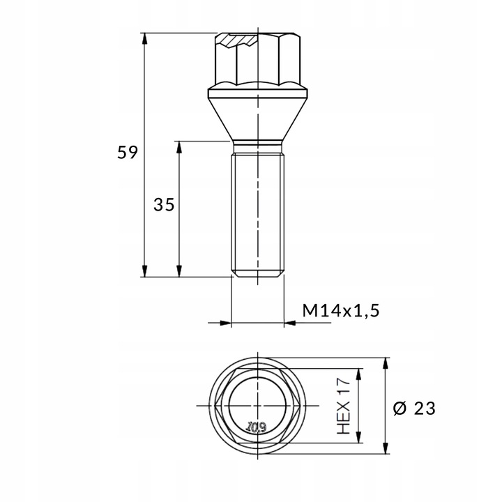 TORNILLOS PARA DISCOS AUDI BMW CUPRA MERCEDES PORSCHE SEAT SKODA VW SSANGYONG VOLVO 