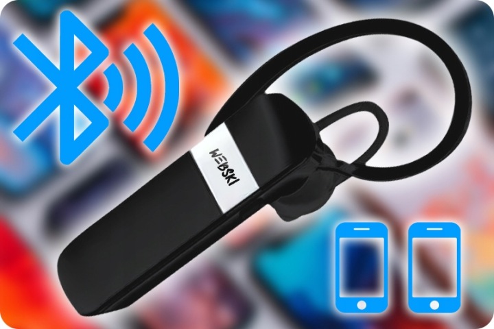 WEBSKI ÉMETTEUR AUTOMOBILE BLUETOOTH T36 NOIR