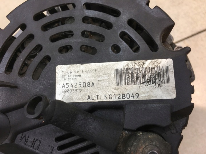ALTERNATEUR PASSAT B5 RESTYLAGE 1.9 TDI A542508A SG12B049