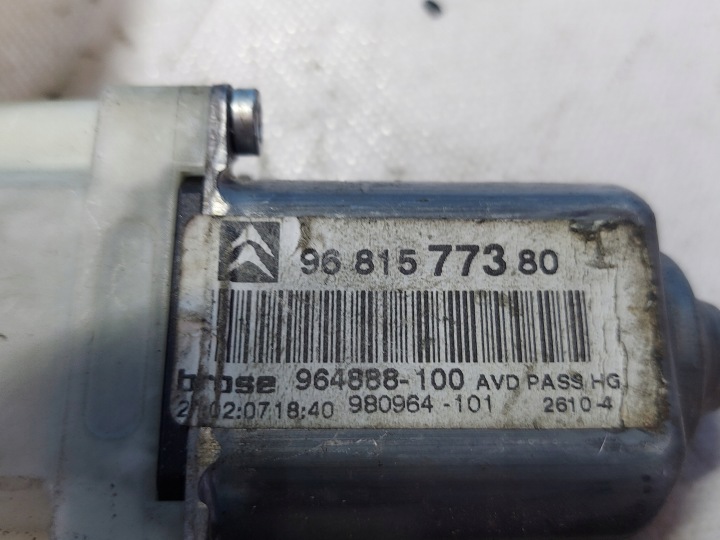 MOTEUR ÉLÉVATEUR VITRES CITROEN C4 9681577380 DROIT AVANT