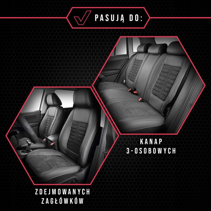 FORRO UNIVERSALES EKOSKORA DESIGN LEATHER ROJA PARA RENAULT SCENIC IV 