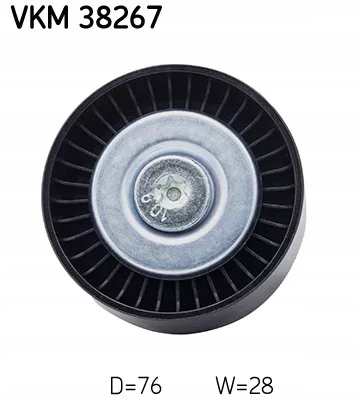 SKF VKM 38267 GALET DIRECTIONNELLE GUIDE COURROIE EN V ZEBATY
