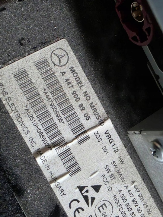 MERCEDES VITO W447 A447 RADIO AUTOMOBILE ALPINE A4479008905